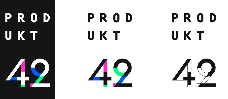 PRODUKT42 Logo-Varianten